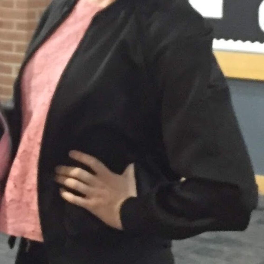 Express Black Bomber Jacket